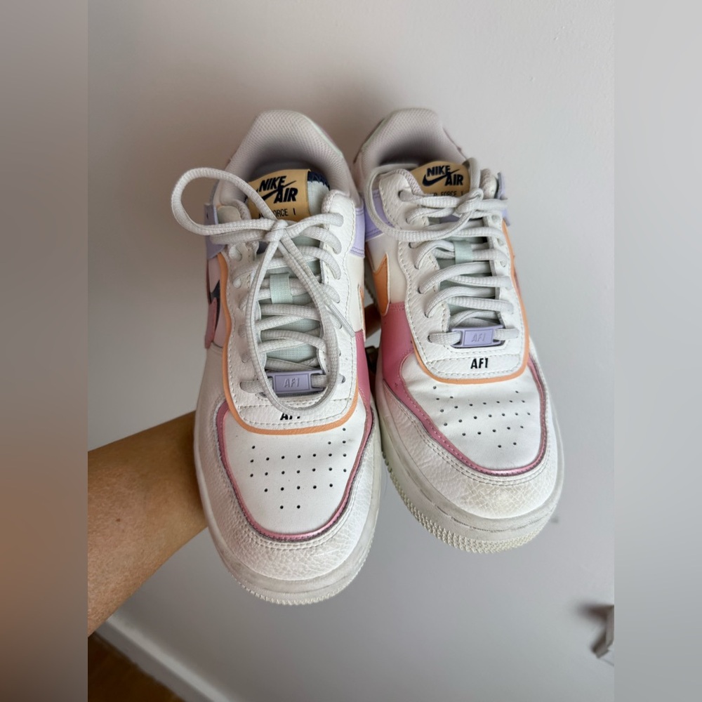 Nike Wmns Air Force 1 Shadow 'Orange Chalk Pink Glaze' 8 - Picture 6 of 11